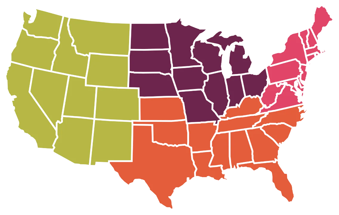 Search by region map